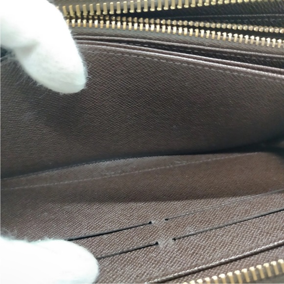 Louis Vuitton Brown Damier LV zippy long wallet with Box and dustbag - Picture 13 of 16